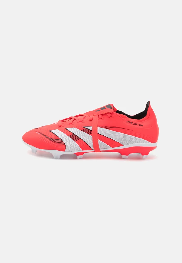 PREDATOR LEAGUE FOLD-OVER TONGUE FIRM/MULTI-GROUND - Fußballschuh Nocken - lucid red/footwear white/core black