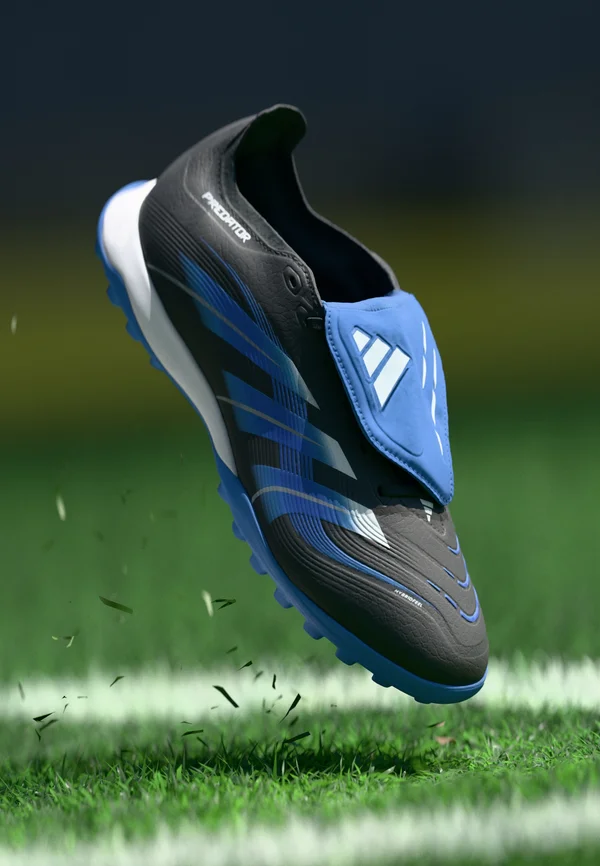 PREDATOR LEAGUE FOLD-OVER TONGUE TURF FOOTBALL BOOTS - Rasen-Fußballschuhe - core black/footwear white/glory blue