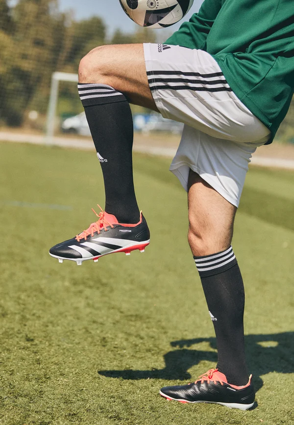 PREDATOR LEAGUE - Fußballschuh Nocken - core black/footwear white/solar red