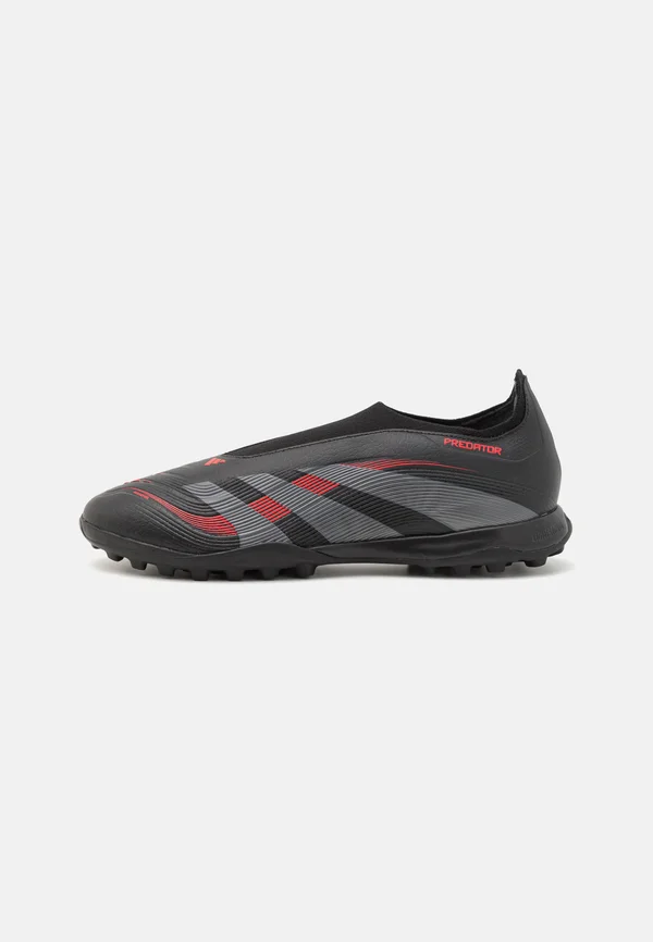 PREDATOR LEAGUE LACELESS TURF - Fußballschuh Multinocken - core black/grey four/lucid red