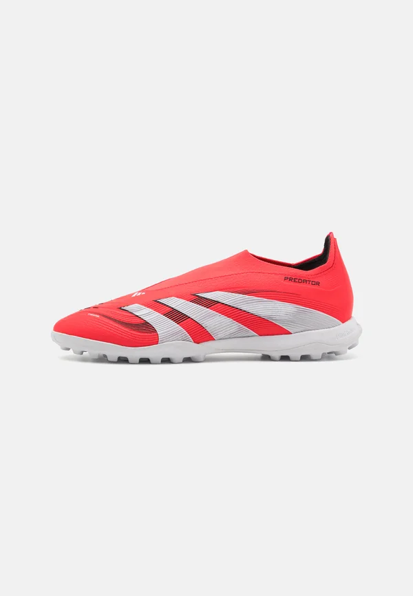 PREDATOR LEAGUE LACELESS TURF - Fußballschuh Multinocken - lucid red/footwear white/core black