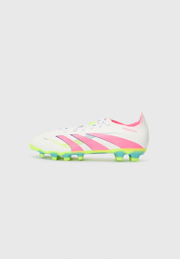 PREDATOR LEAGUE MULTI-GROUND - Fußballschuh Nocken - white/lucid pink/lucid lemon