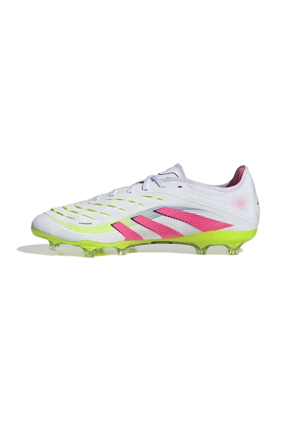 PREDATOR PRO FIRM GROUND - Fußballschuh Nocken - cloud white   lucid pink   lucid lemon
