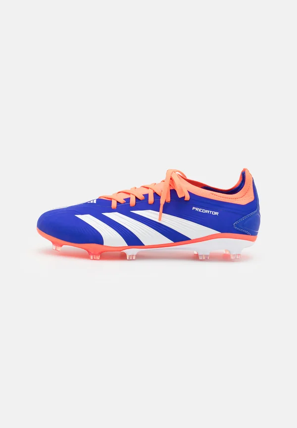 PREDATOR PRO FIRM GROUND - Fußballschuh Nocken - lucid blue/footwear white/solar red