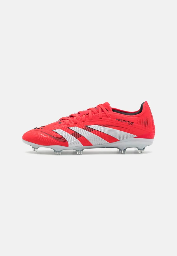 PREDATOR PRO FIRM GROUND - Fußballschuh Nocken - lucid red/footwear white/core black