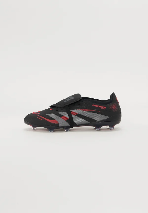 PREDATOR PRO - Fußballschuh Nocken - core black/grey four/lucid red