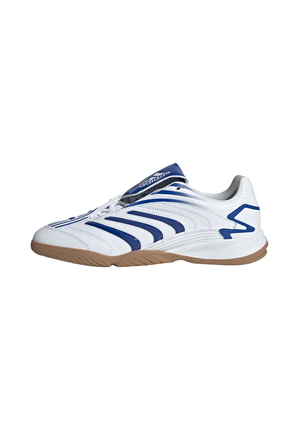 PREDATOR SALA - Indoor-Fußballschuhe - cloud white/royal blue/gum