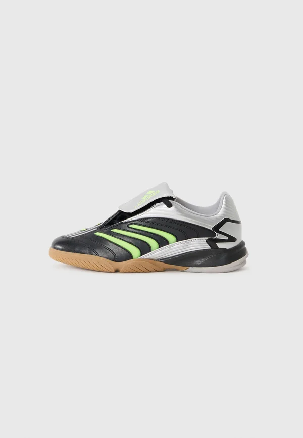 PREDATOR SALA UNISEX - Sneaker low - core black/signal green/silver-coloured