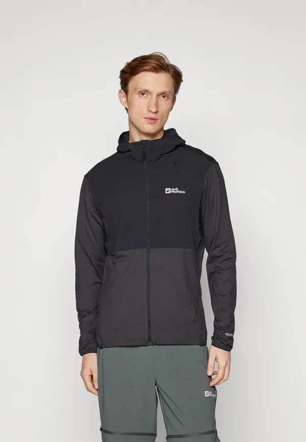 PRELIGHT TRAIL HOODY  - Sweatjacke - black