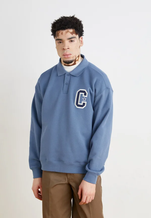 PREMIUM COLLARED  - Sweatshirt - lakeside blue