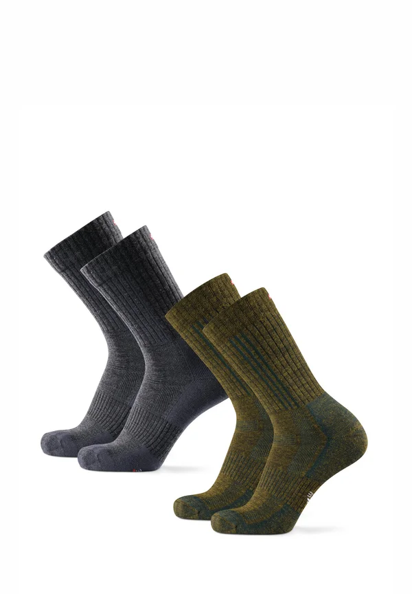 PREMIUM HIKING 2 PACK - Sportsocken - multicolor moss green/grey mele grey