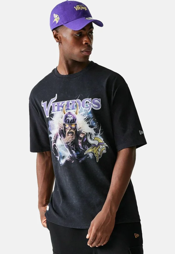 PREMIUM MINNESOTA VIKINGS - T-Shirt print - noir