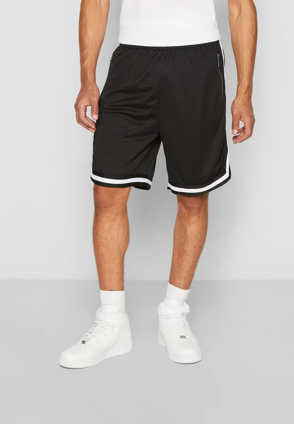 PREMIUM STRIPES - Shorts - black