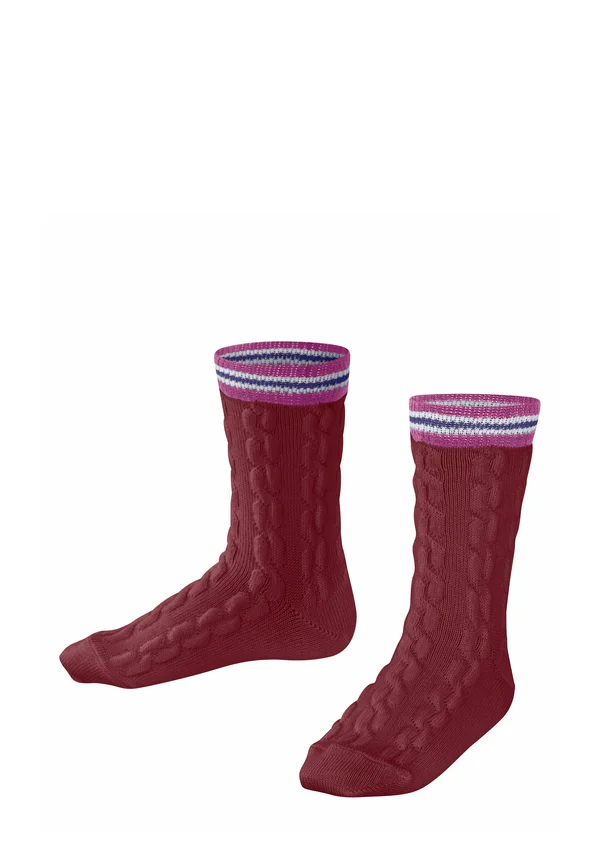 PREPPY CABLE - Socken - ruby