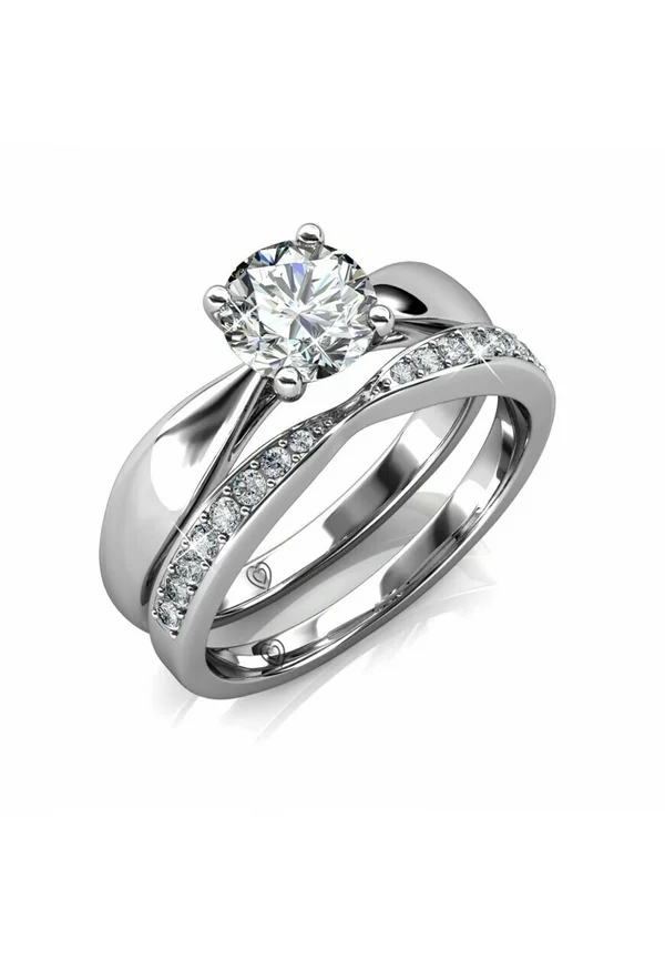 PRESTIGE  - Ring - argenté couleur / cristal