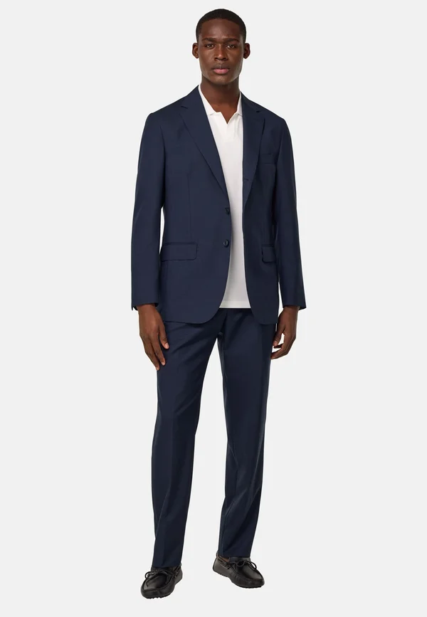 PRINCE OF WALES CHECK - Anzug - navy blue