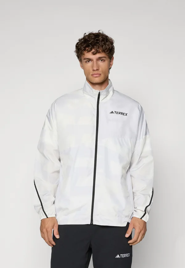 PRINT  - Windbreaker - dash grey/white