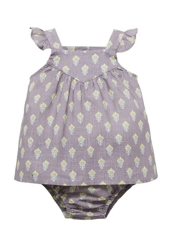PRINTED AND NAPPY COVER SET - Freizeitkleid - purple
