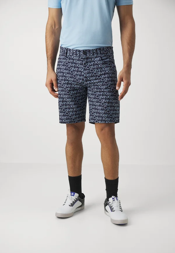 PRINTED GENIUS SHORTS - Kurze Sporthose - evening blue/blue