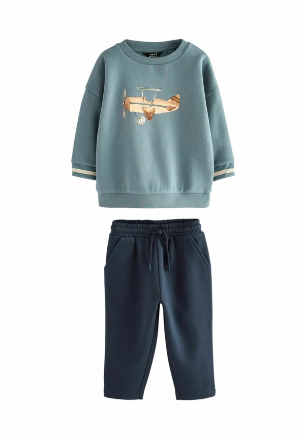 PRINTED JOGGERS SET  - Trainingsanzug - blue plane