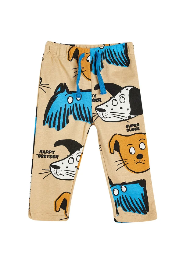 PRINTED - Jogginghose - beige