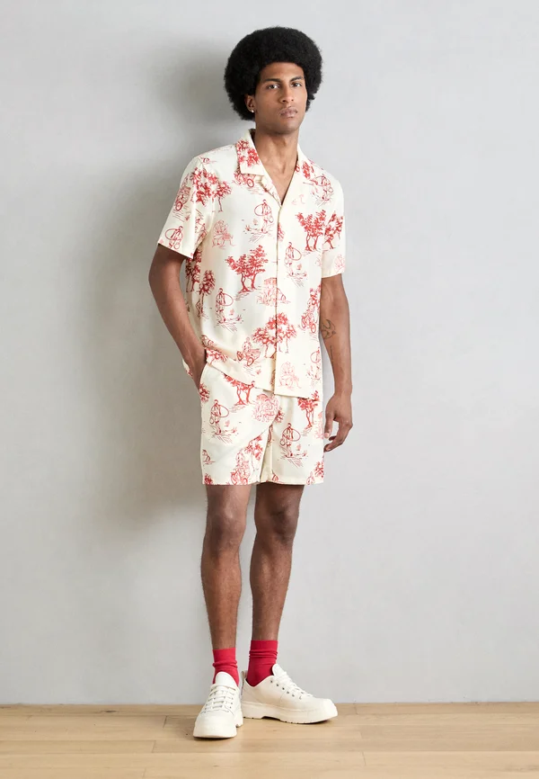 PRINTED SHIRT SET - Shorts - alo