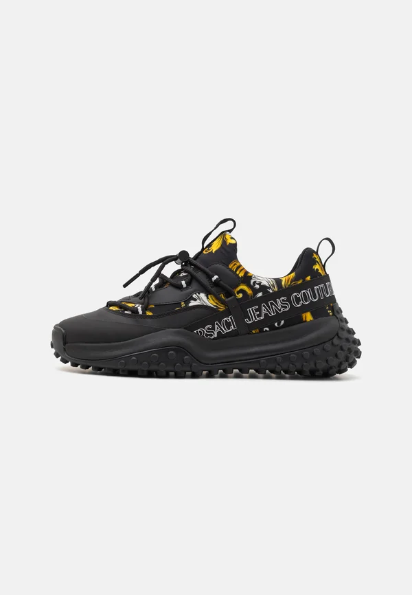 PRINTED - Sneaker low - black/gold