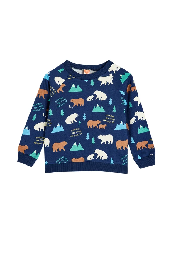 PRINTED - Sweatshirt - dark blue