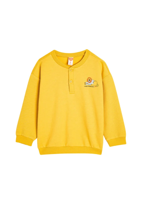 PRINTED - Sweatshirt - mustard yellow