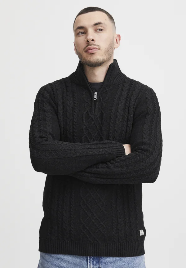 PRJamelien - Strickpullover - dark grey melange
