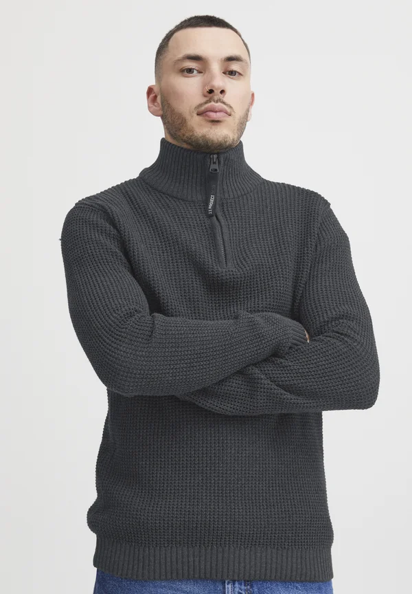 PRKM - Strickpullover - gray melange