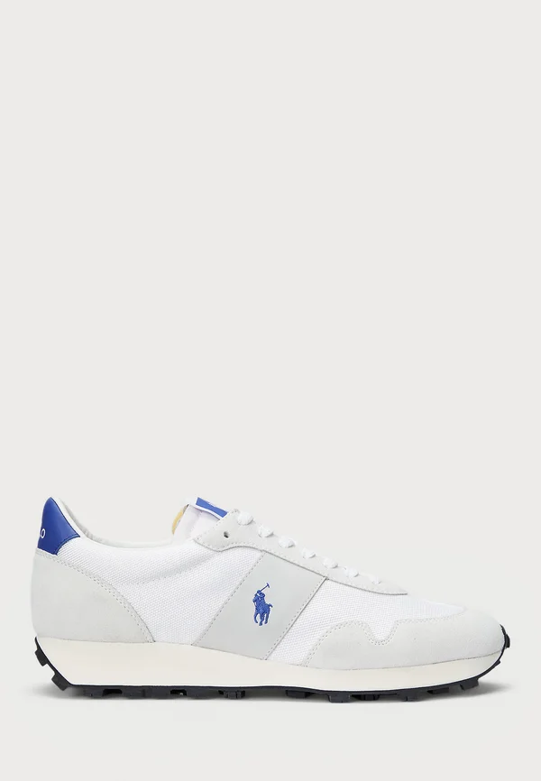 PRL TRAIL 125 SUEDE-PANELED SNEAKER - Sneaker low - white/royal