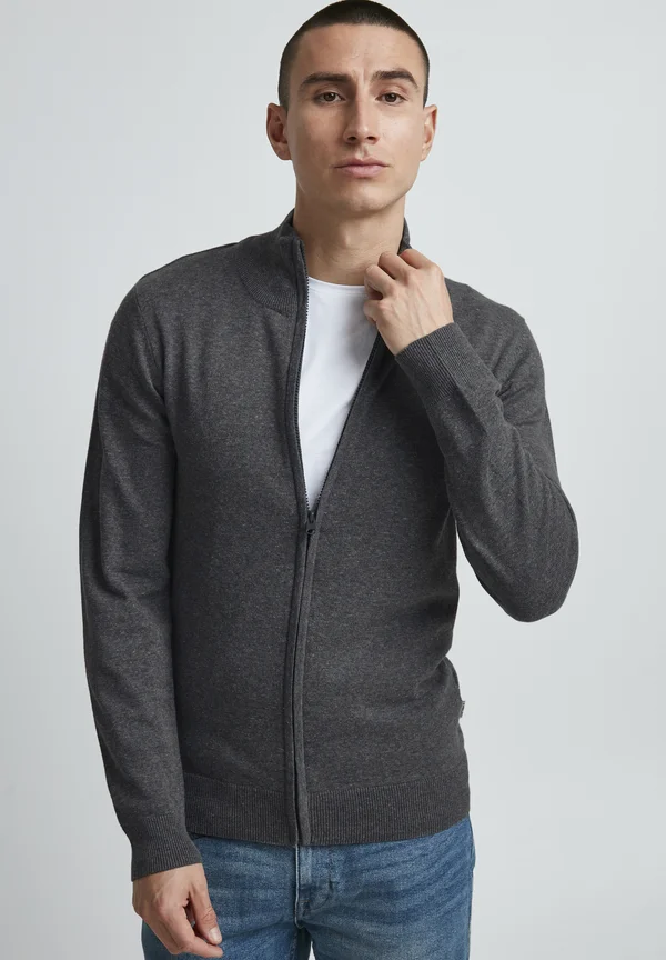 PRMELKER - Strickjacke - pewter mix