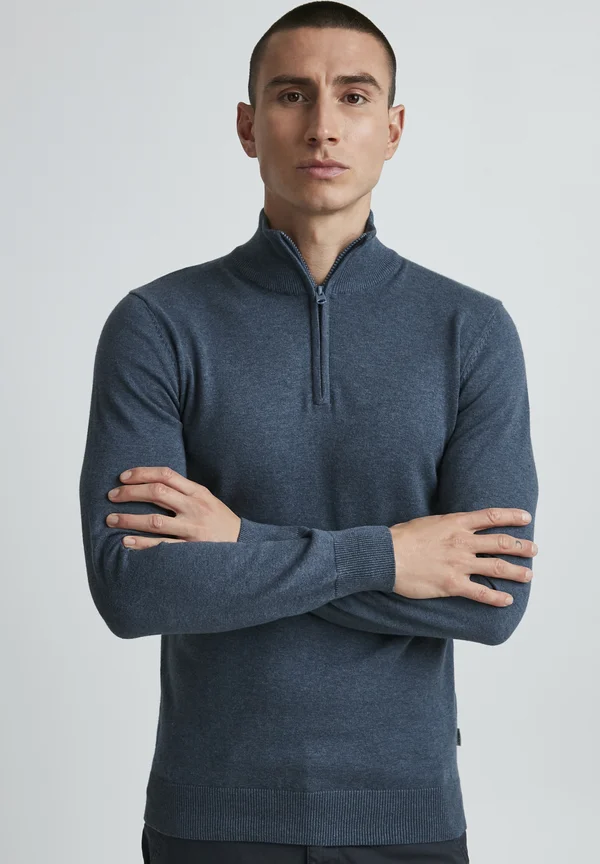 PRMelville - Strickpullover - ensign blue melange