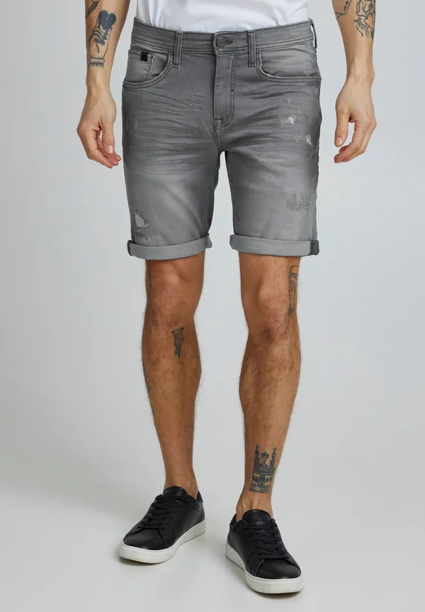 PRNARVIK - Jeans Shorts - denim grey