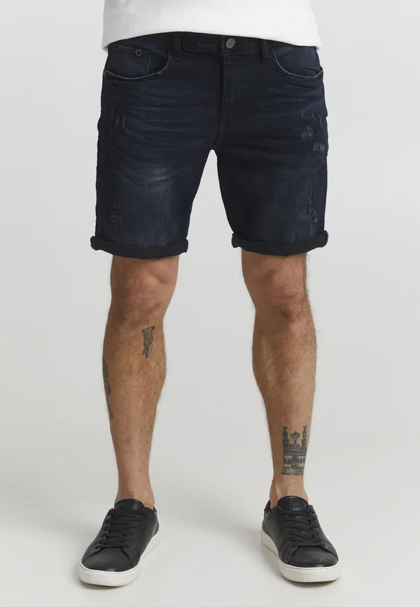 PRNARVIK - Jeans Shorts - denim washed black