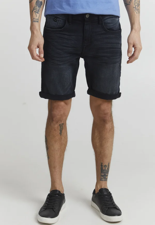 PRNias - Jeans Shorts - denim washed black