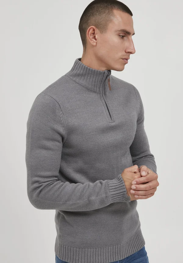 PRNoan - Strickpullover - gray melange