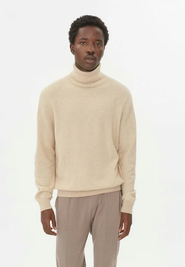 PRODUKT E ROLLKRAGEN - Strickpullover - beige