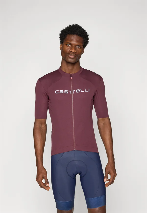 PROLOGO LITE - Cycling-Trikot - deep bordeaux/silver gray