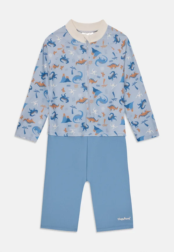 PROTECTION ONE PIECE DINO ALL OVER - Badeanzug - blue