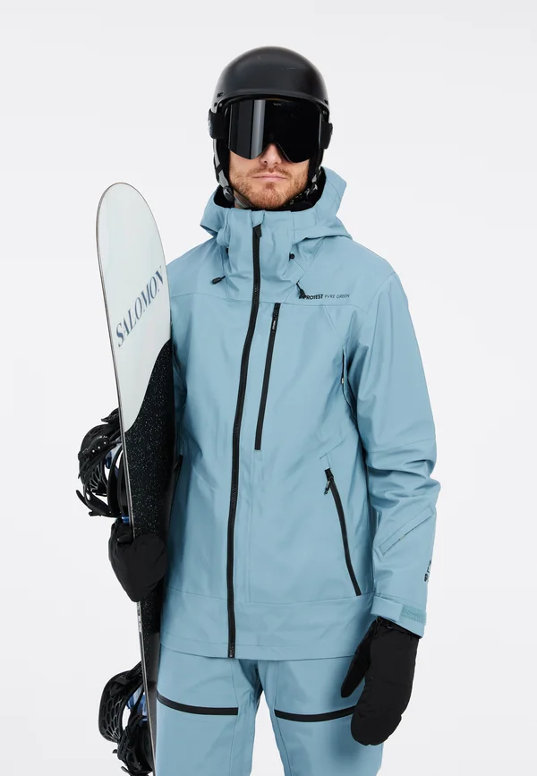 PRTABALONE - Snowboardjacke - steel blue