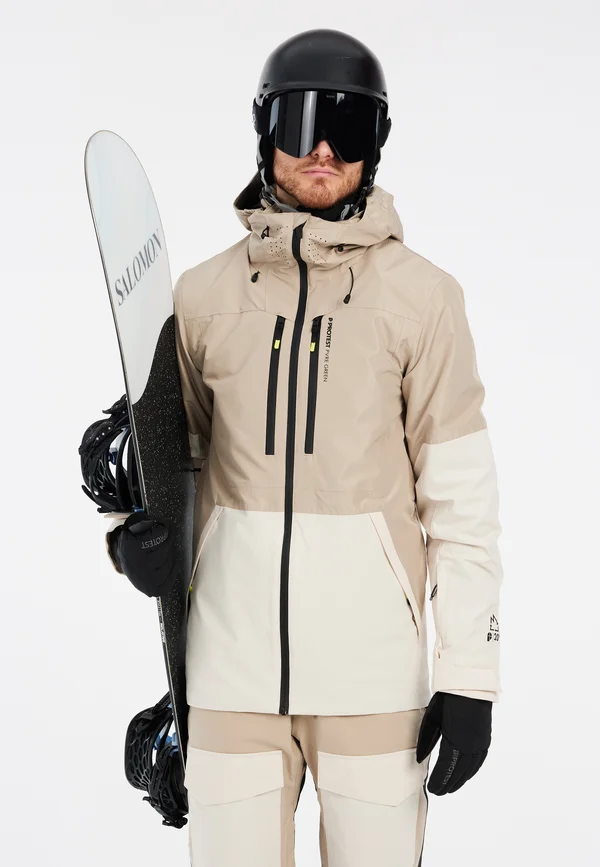 PRTBAKIE - Snowboardjacke - kitoffwhite