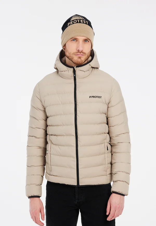 PRTBASSO - Winterjacke - bamboobeige