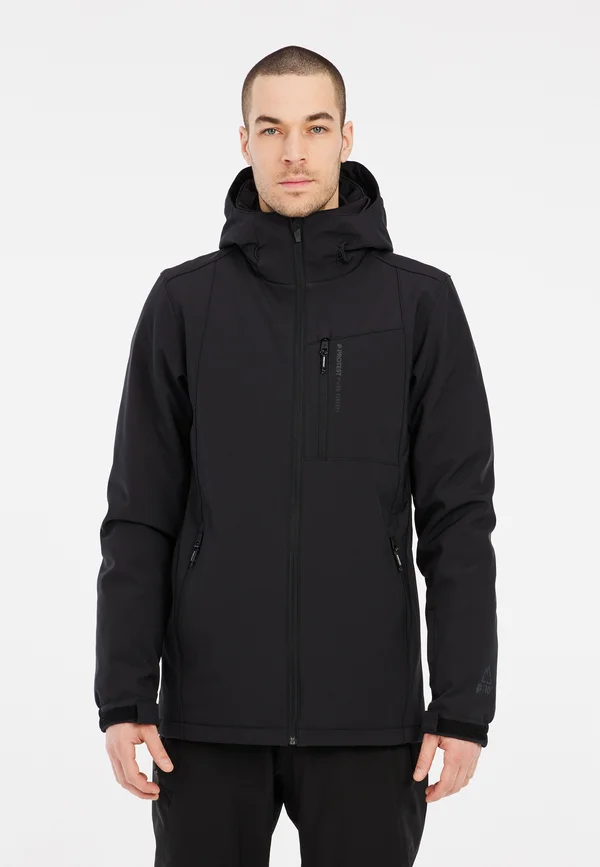 PRTDUSTAN24 - Softshelljacke - true black
