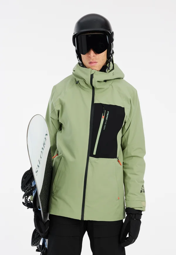 PRTFOUND - Skijacke - marl green