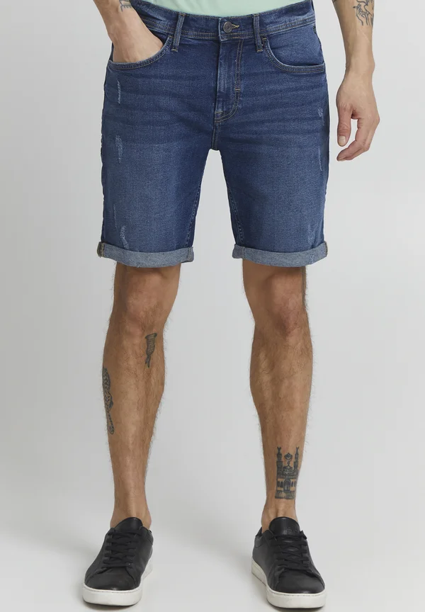 PRVETLE - Jeans Shorts - denim middle blue