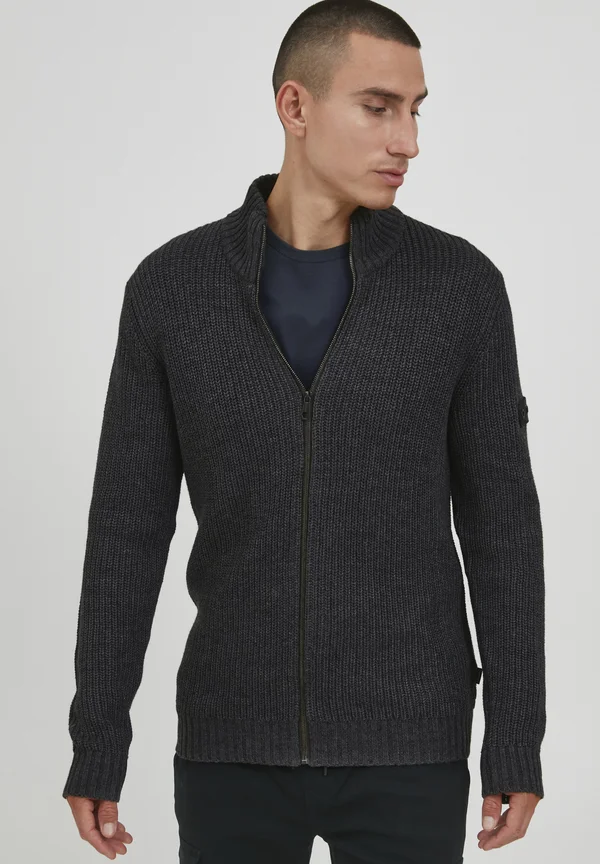 PRXander - Strickjacke - dark grey melange
