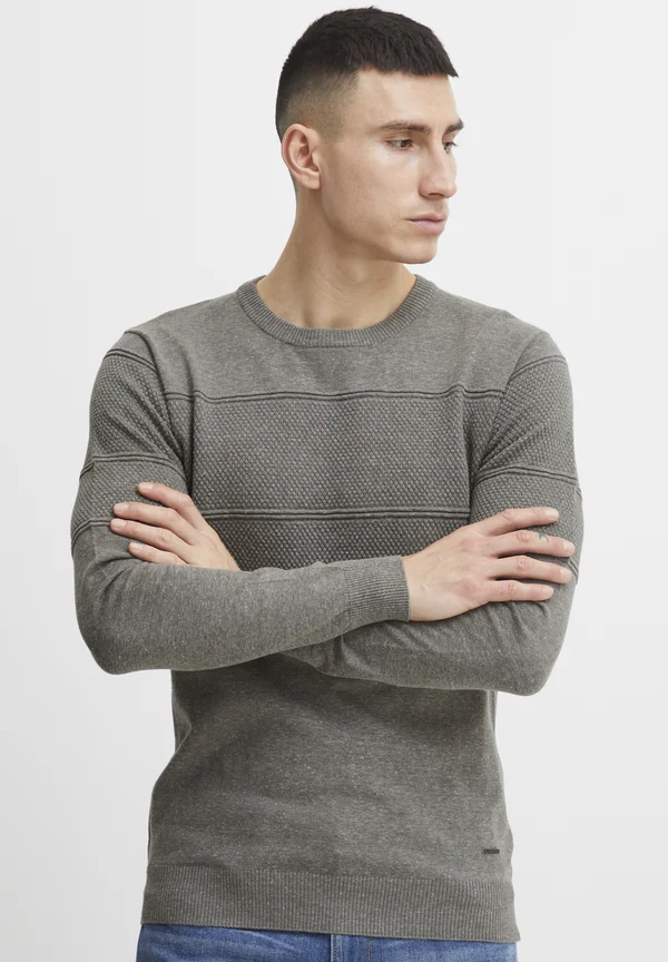 PRYannis - Strickpullover - gray melange