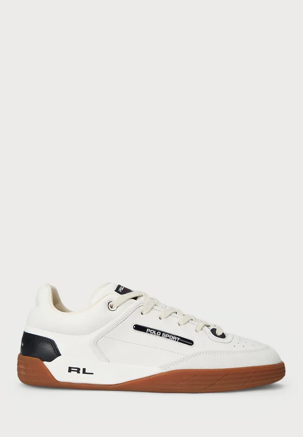PS150 LEATHER SNEAKER - Sneaker low - white/black